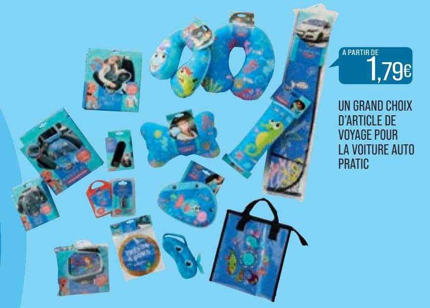 un grand choix d'article de voyage pour la voiture auto pratic