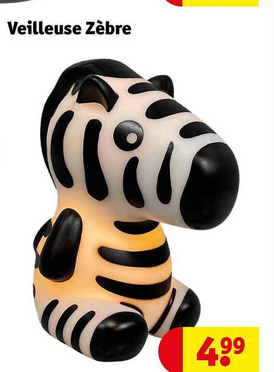 veilleuse zèbre
