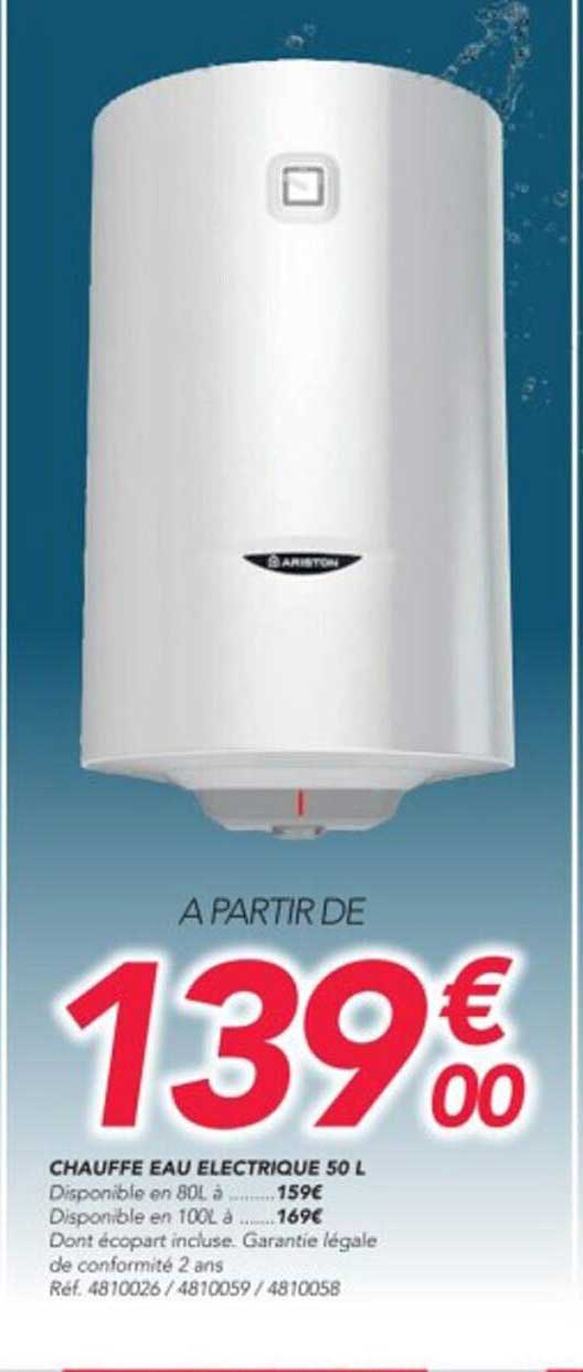 chauffe eau électrique 50l