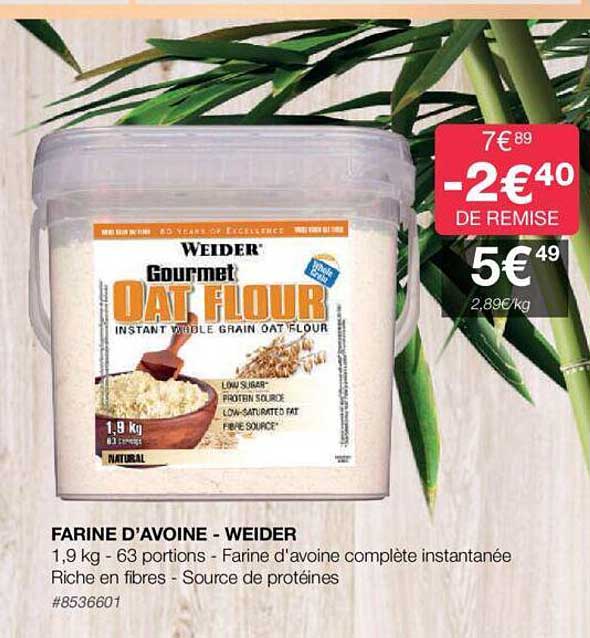 Farine D'avoine - Weider