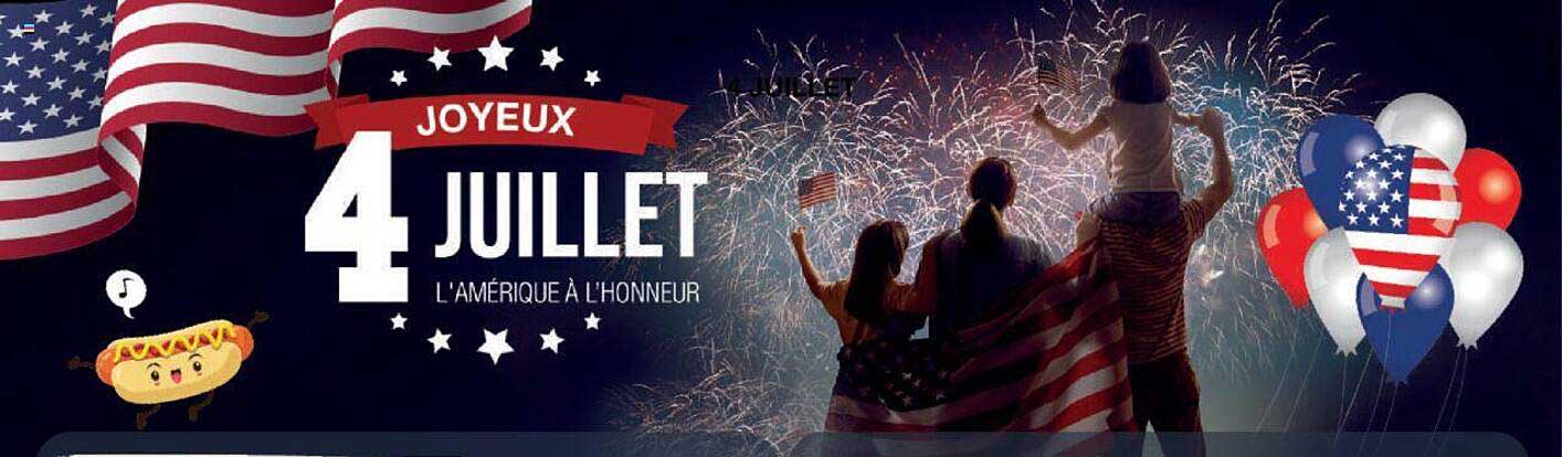 joyeux 4 juillet l'amérique à l'honneur