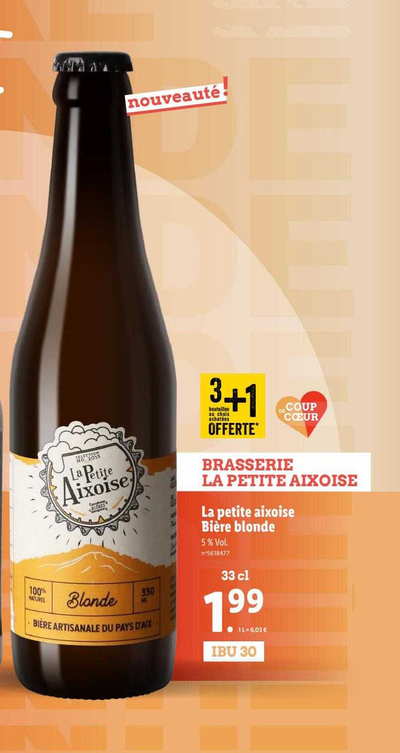 La Petite Aixoise Bière Blonde