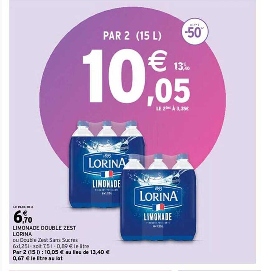 limonade double zest lorina