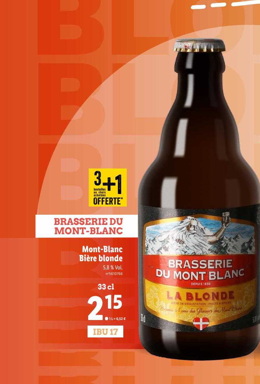 mont-blanc bière blonde