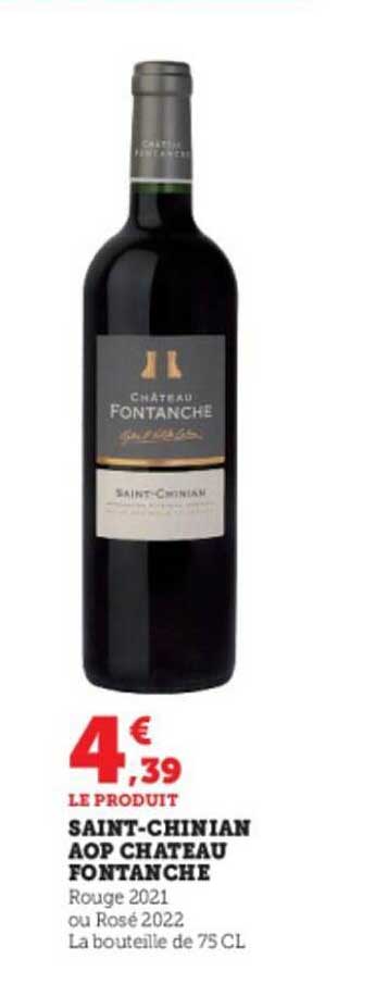 saint-chinian aop château fontanche