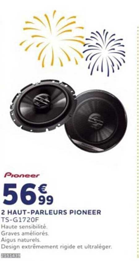 2 haut-parleurs pioneer