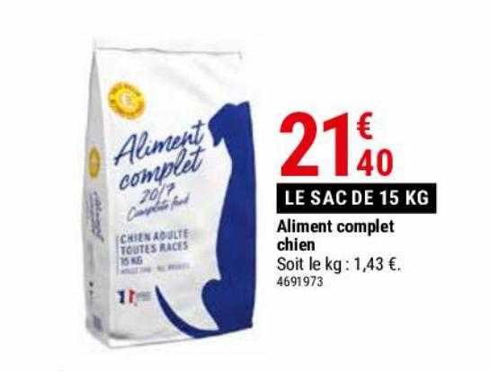 aliment complet chien