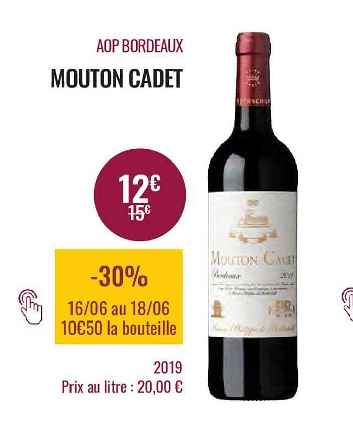 aop bordeaux mouton cadet 2019