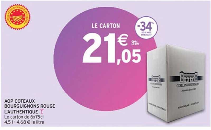 aop côteaux bourguignons rouge l'authentique