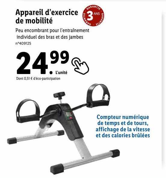 appareil d'exercice de mobilité