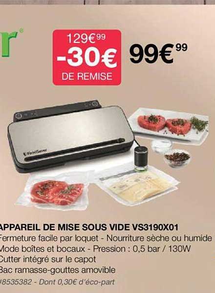 appareil de mise sous vide vs3190x01