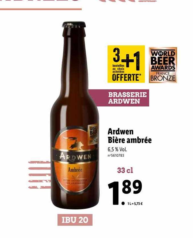 Ardwen Bière Ambrée