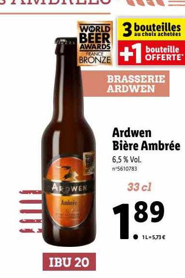 Ardwen Bière Ambrée