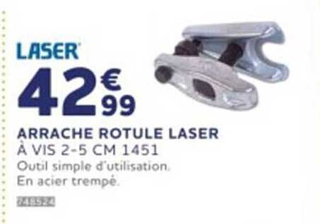 arrache rotule laser