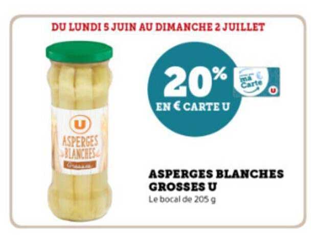 asperges blanches grosses u