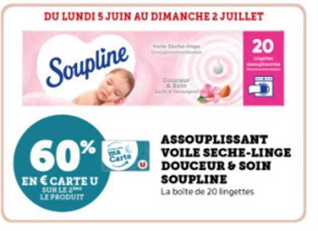 assouplissant voile sèche-linge douceur & soin soupline