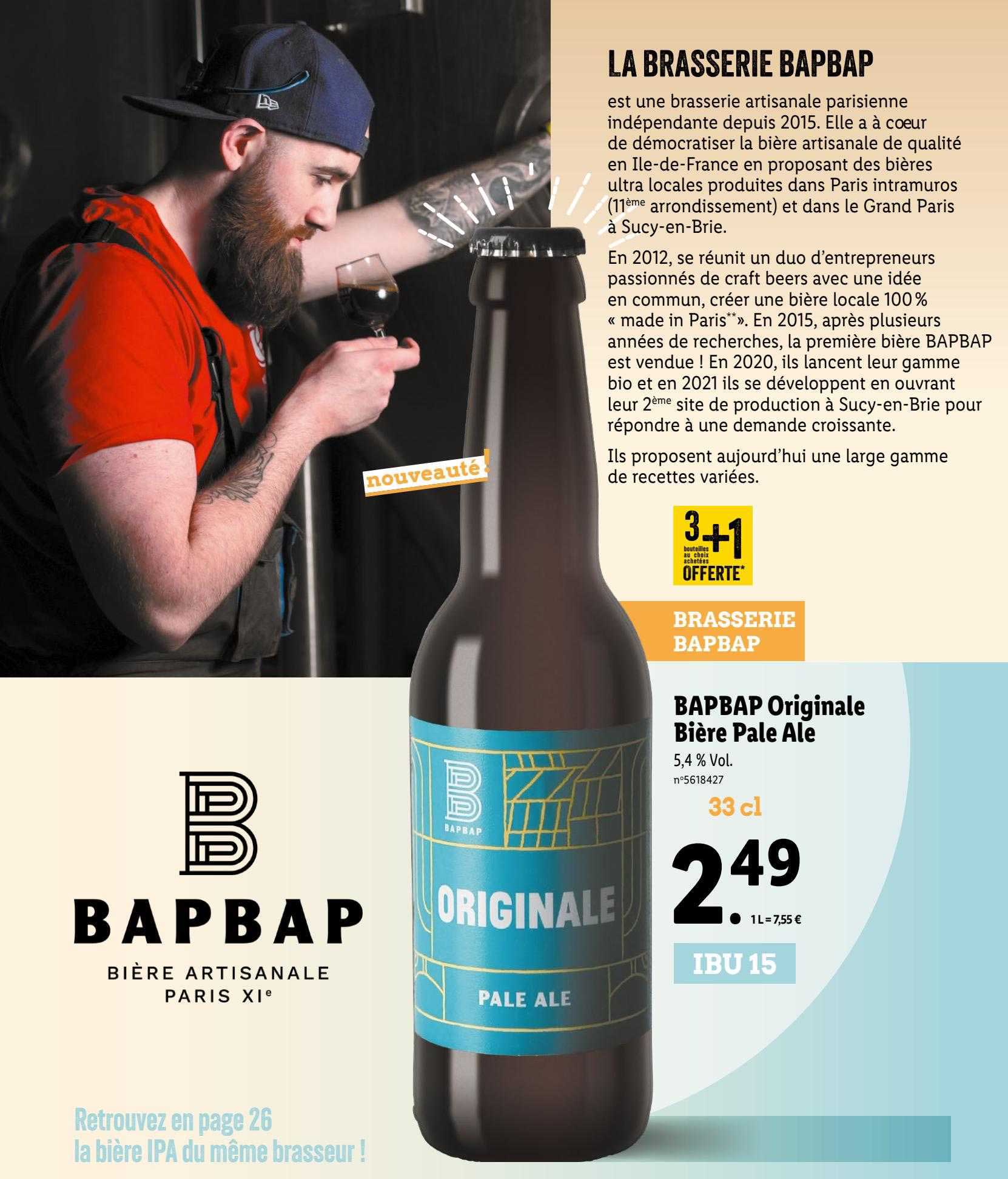bapbap originale bière pale ale