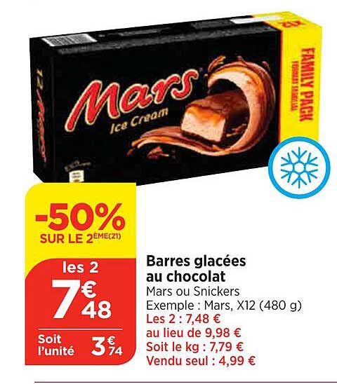 Barres Glacées Au Chocolat