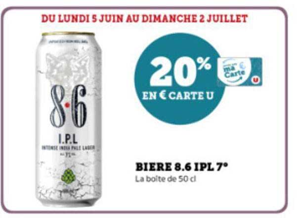 bière 8.6 ipl 7°