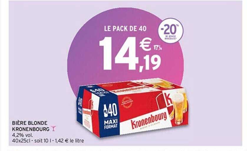 Bière Blonde Kronenbourg