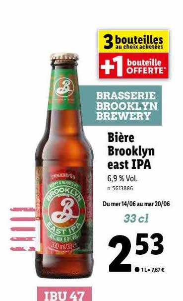 bière brooklyn east ipa