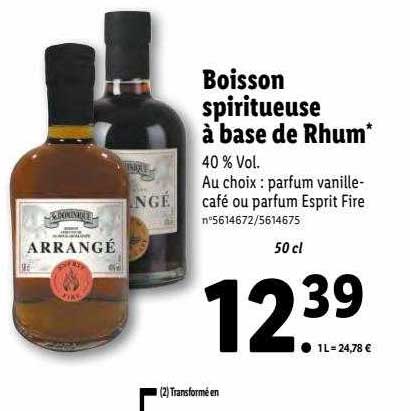 boisson spiritueuse à base de rhum