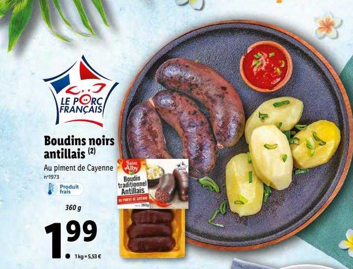 boudins noirs antillais saint alby