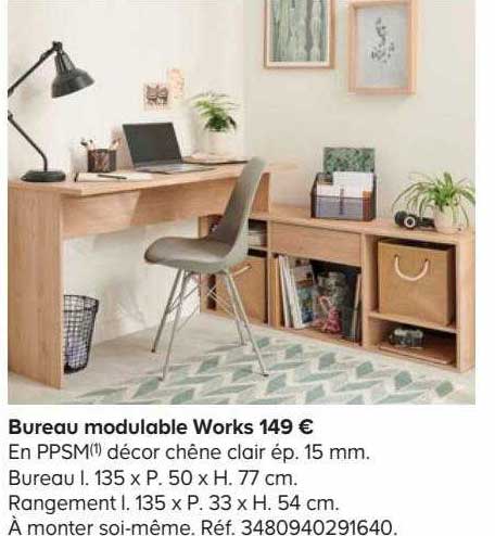 bureau modulable works