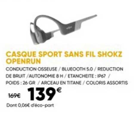 Casque Sport Sans Fil Shokz Openrun