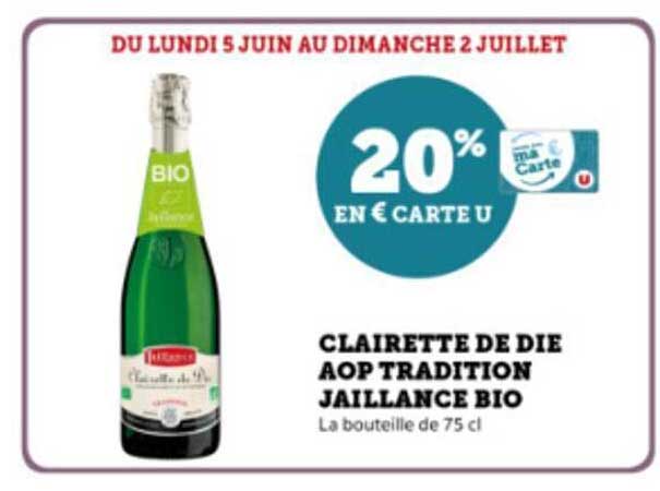 clairette de die aop tradition jaillance bio