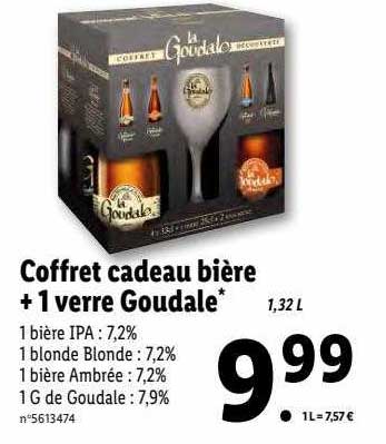 Coffret Cadeau Bière + 1 Verre Goudale