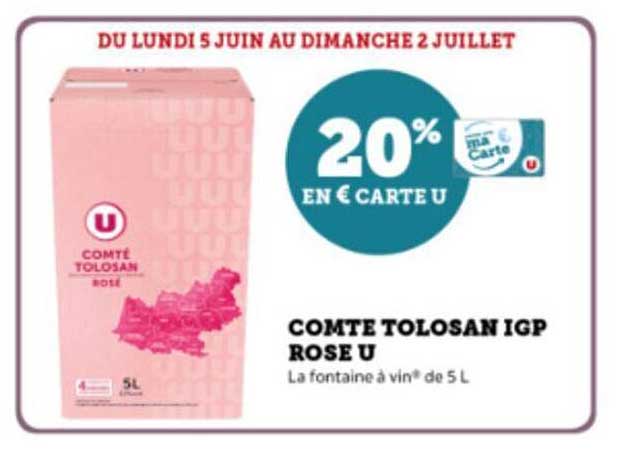 comté tolosan igp rosé u