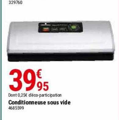 conditionneuse sous vide