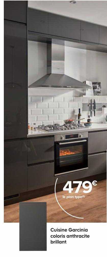 cuisine garcinia coloris anthracite brillant