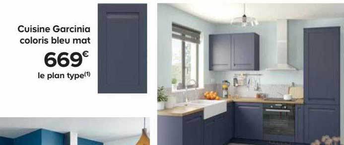 cuisine garcinia coloris bleu mat