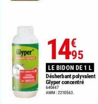 Désherbant Polyvalent Glyper Concentré