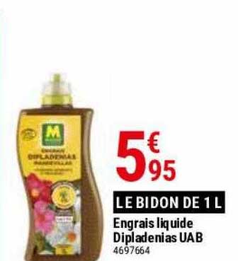 engrais liquide dipladénias uab