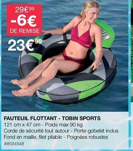 fauteuil flottant - tobin sports