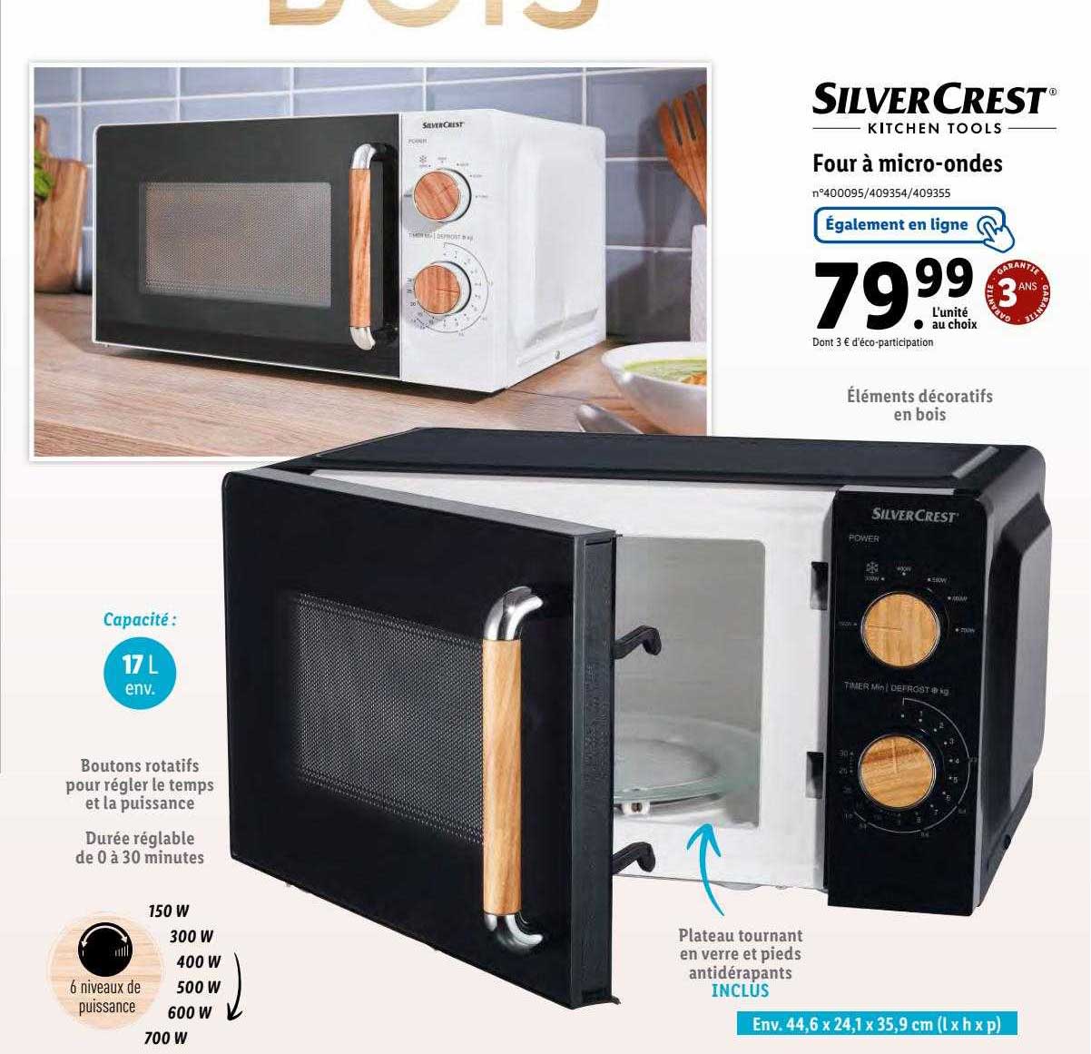 Four à Micro-ondes Silvercrest