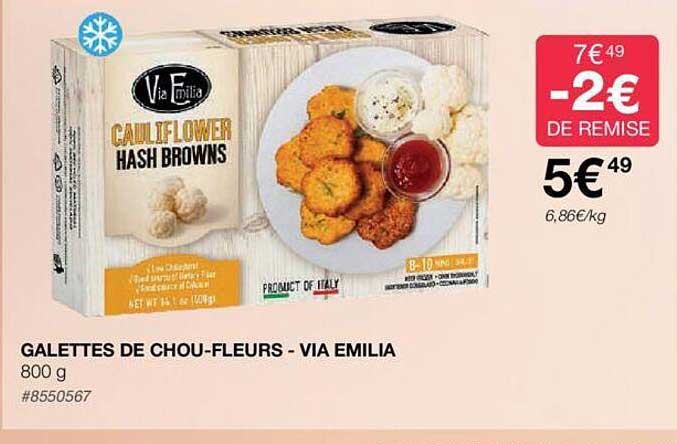 galettes de chou-fleurs - via emilia