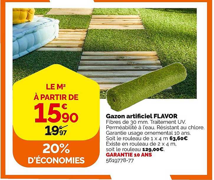 gazon artificiel flavor