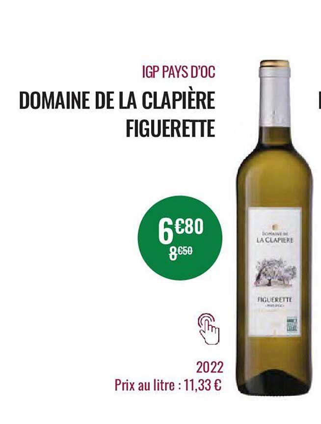 igp pays d'oc domaine de la clapière figuerette