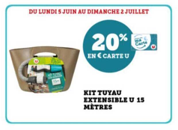 kit tuyau extensible u 15 mètres