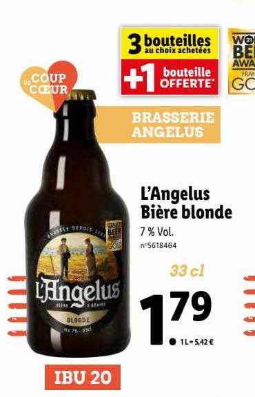 L'angelus Bière Blonde