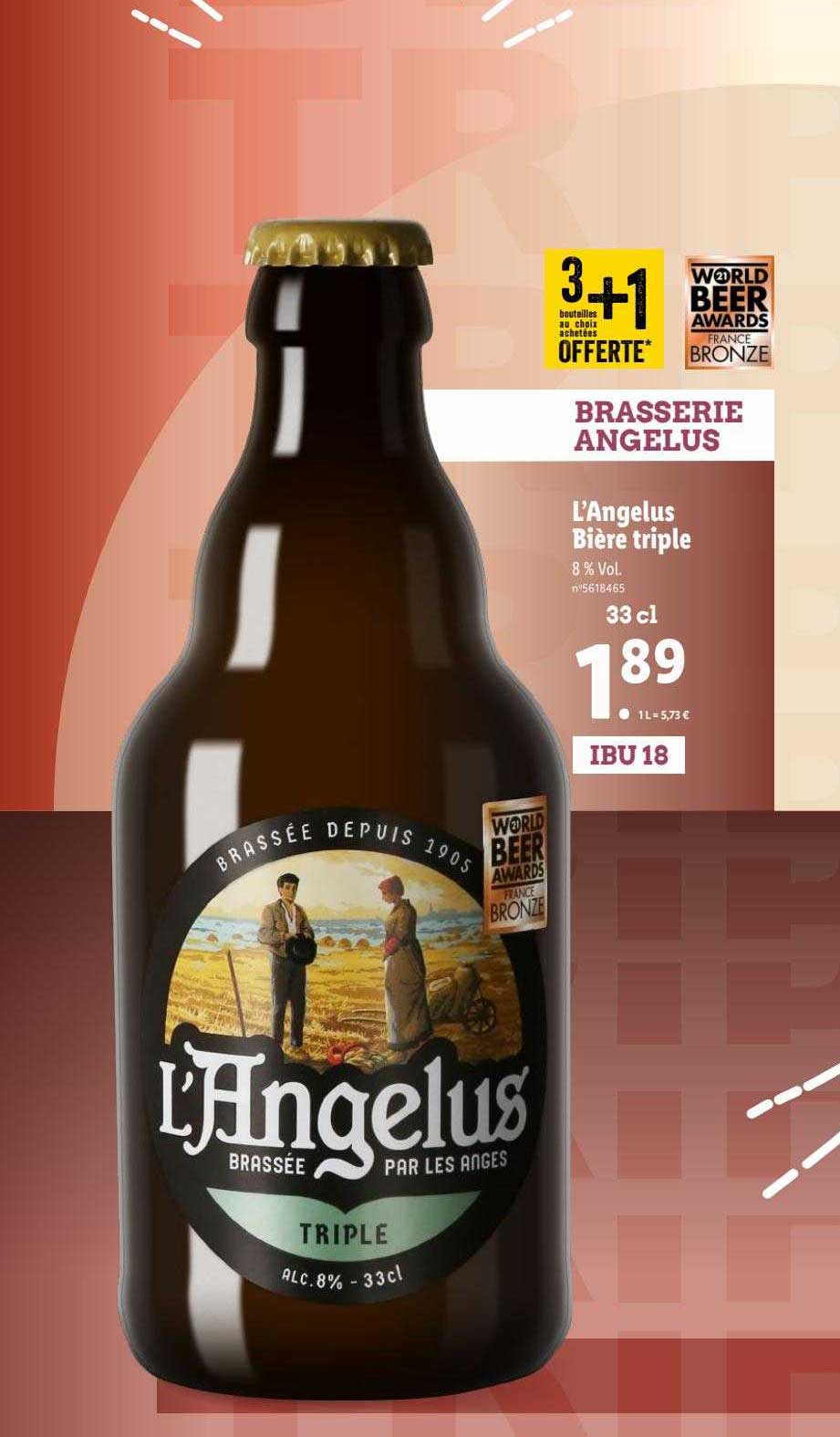 L'angelus Bière Triple