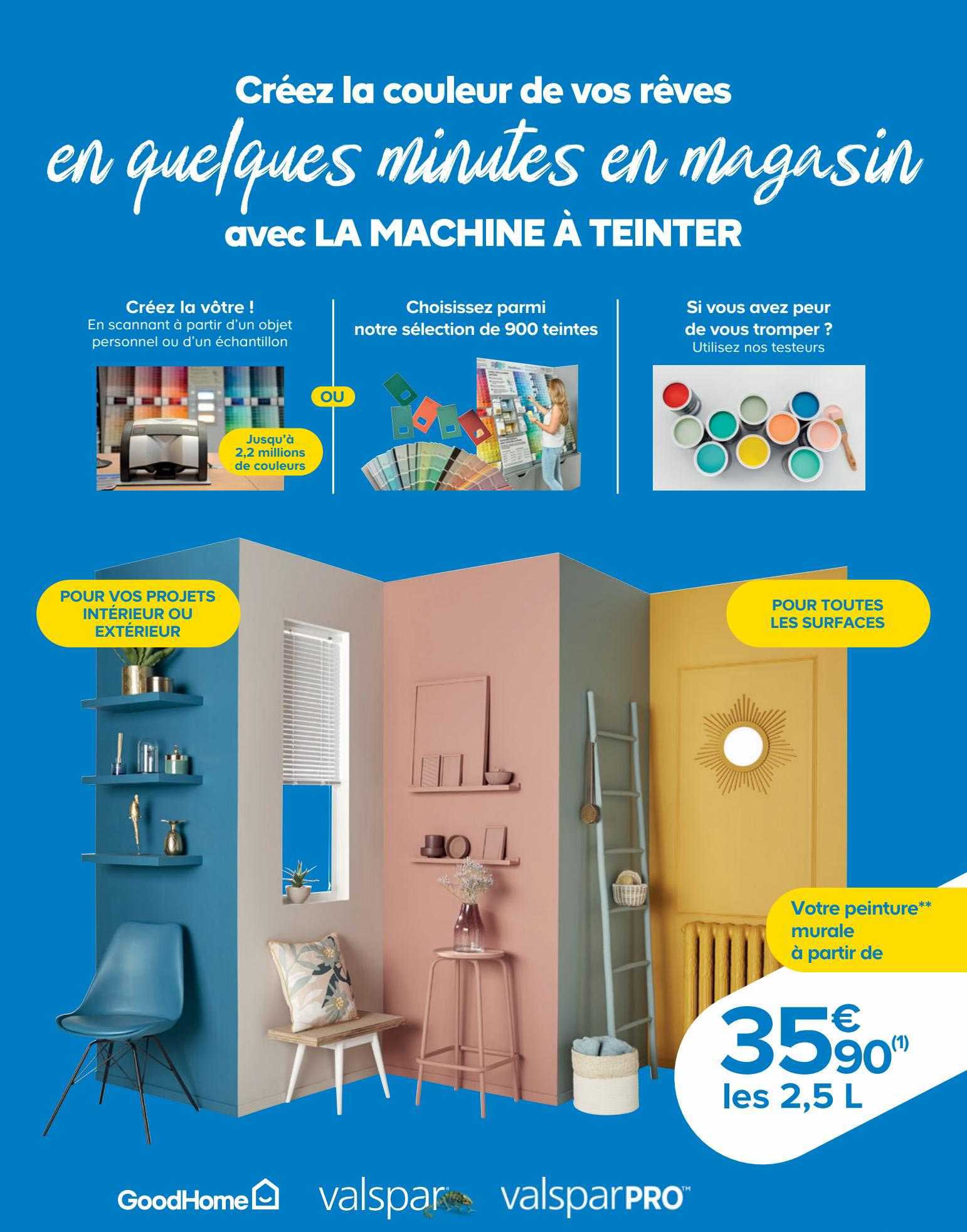 la machine à teinter