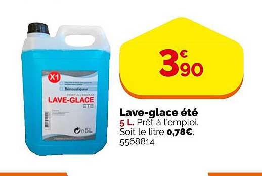lave-glace été