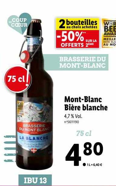 mont-blanc bière blanche