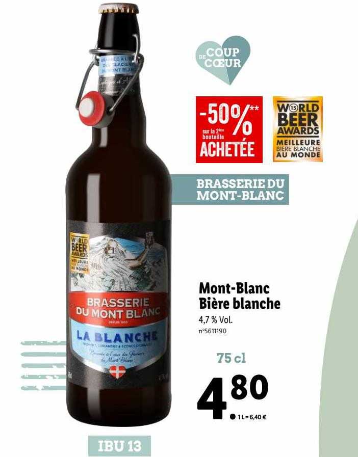 mont-blanc bière blanche