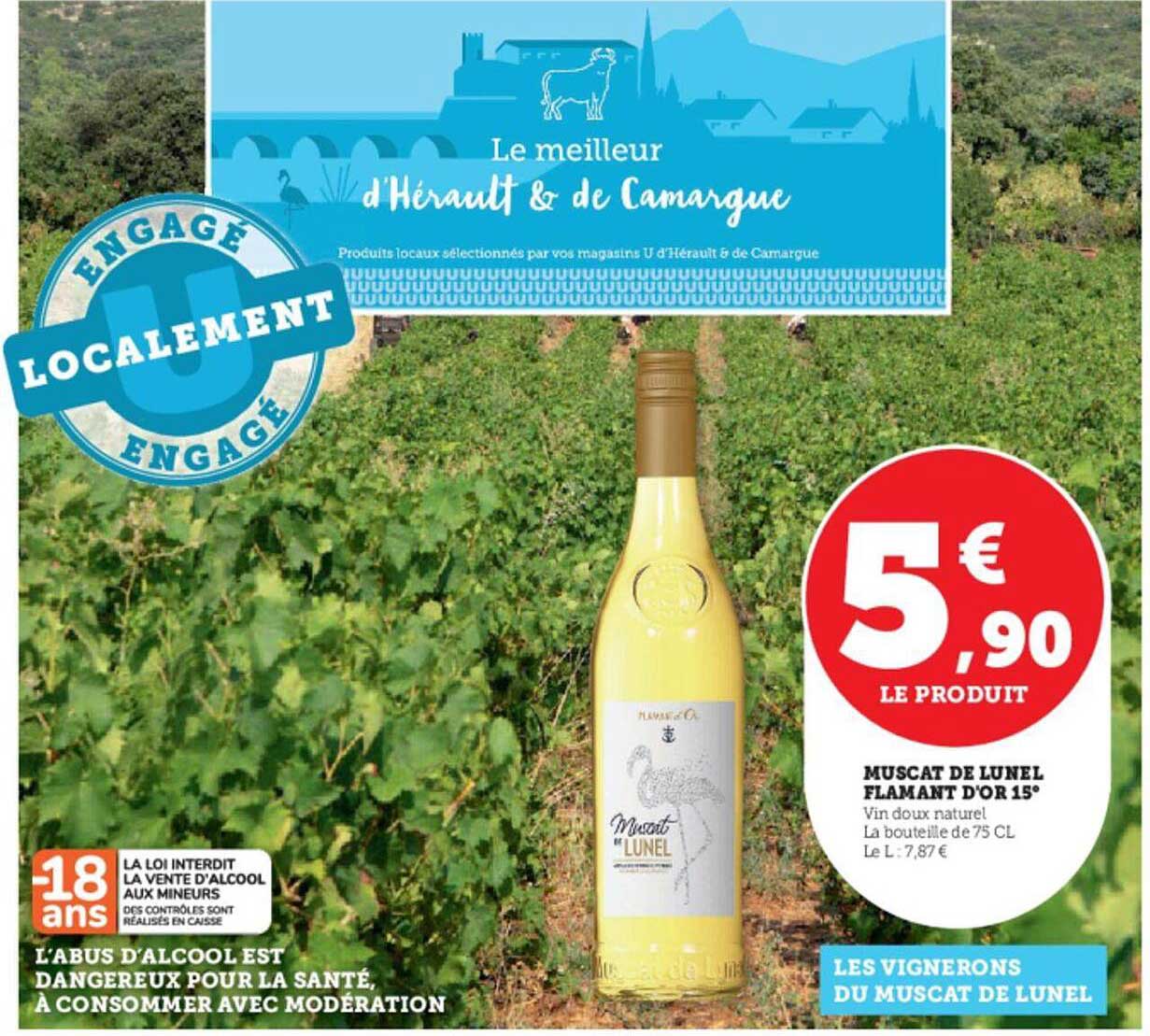 muscat de lunel flamant d'or 15°